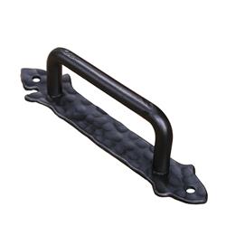 Aiw-2007-ox Wrought Iron Cabinet Pull Handle, Oxidized