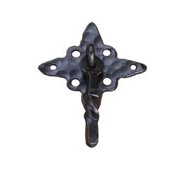 Aiw-2014-ox Wrought Iron Cabinet Ring Pull, Oxidized