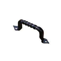 Aiw-2018-ox Wrought Iron Cabinet Finger Drop Pull, Oxidized