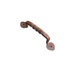 Aiw-2029-ni Cabinet Pull Handle - Middle Disc - Ball Ends, Natural Iron