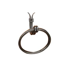 Aiw-ba005tr-gac Wall Mounted Towel Ring, Antique Copper
