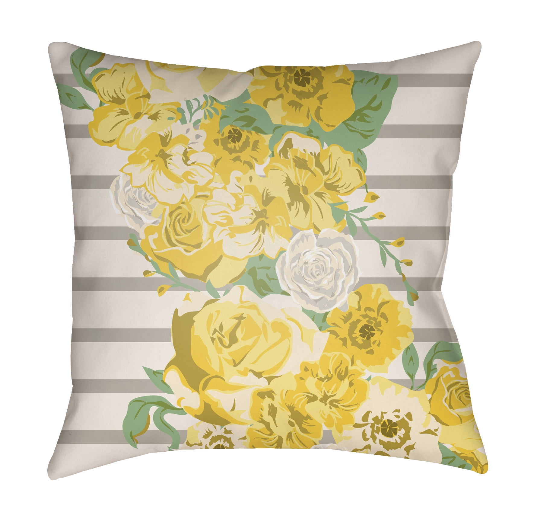 Lota1001-1616 Lolita Square Pillow, Bright & Light Yellow - 16 X 16 Ft.