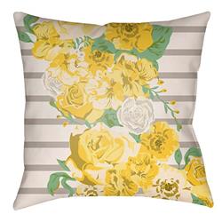 Lota1001-2020 Lolita Square Pillow, Bright & Light Yellow - 20 X 20 Ft.