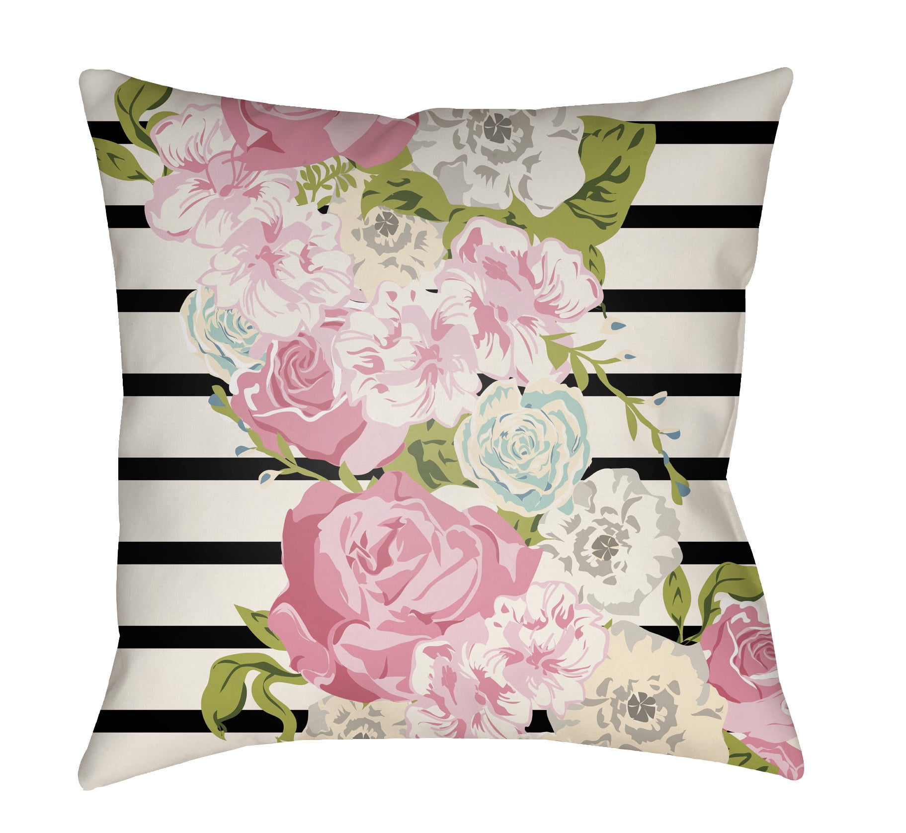 Lota1002-2626 Lolita Square Pillow, Carnation & Light Pink - 26 X 26 Ft.