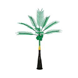 12.5 Ft. Led Palm Tree, Green & White