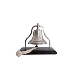 Ac076s Pursers Bell, Black French Finish & Silver