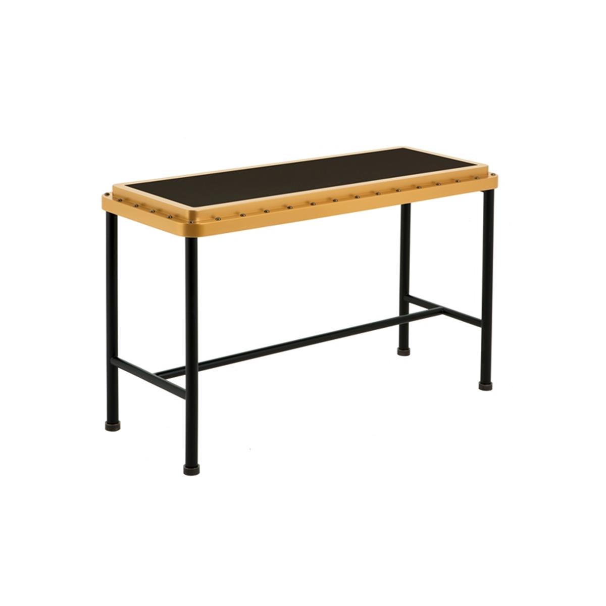 Mf166 Ace Console Table, Black & Gold