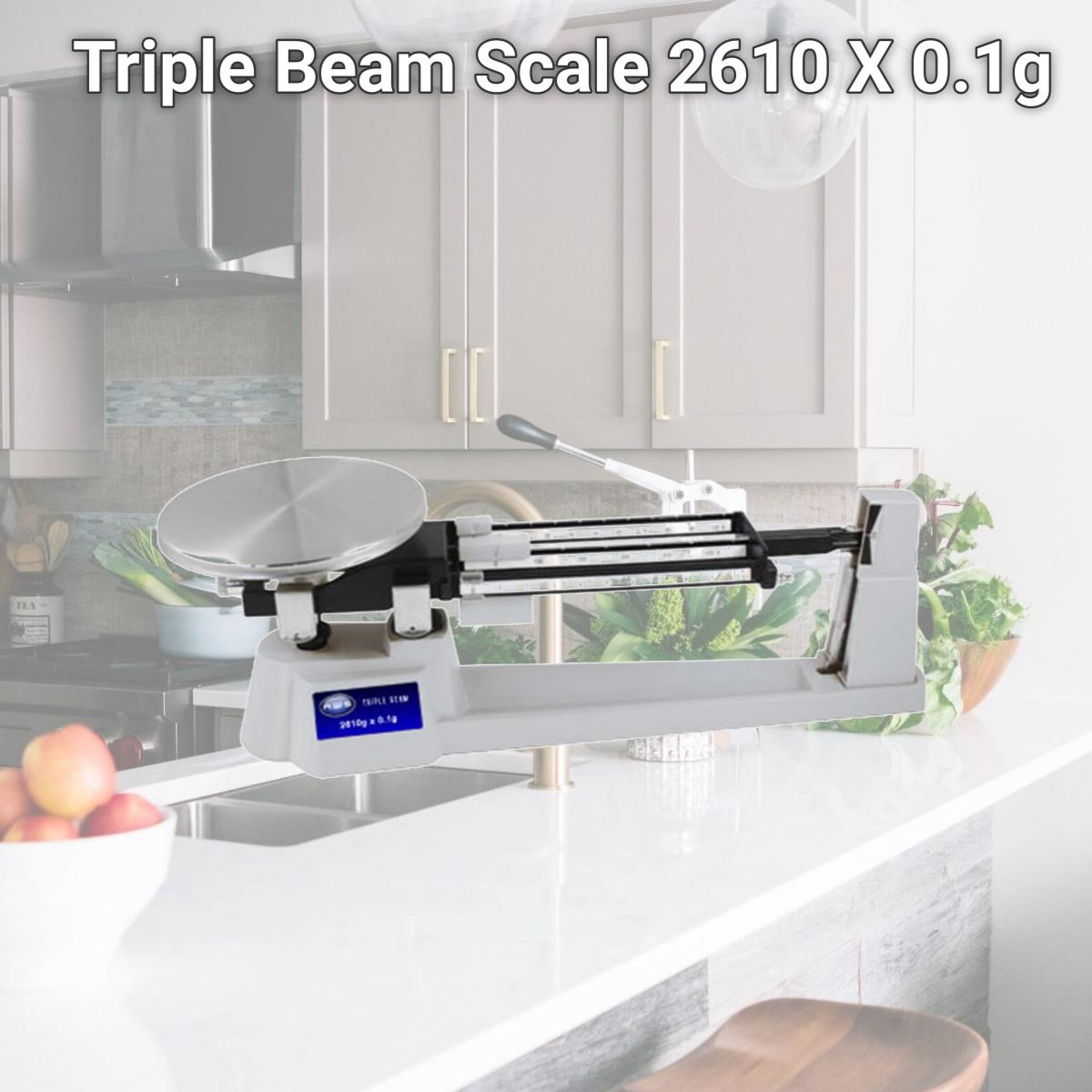 Picture of American Weigh Scales AMW-TB-2610 Triple Beam Scale 2610 X 0.1g