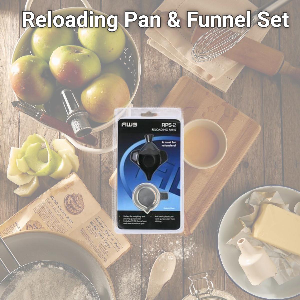 Picture of American Weigh Scale RPS-2 Reloading Pan & Funnel Set