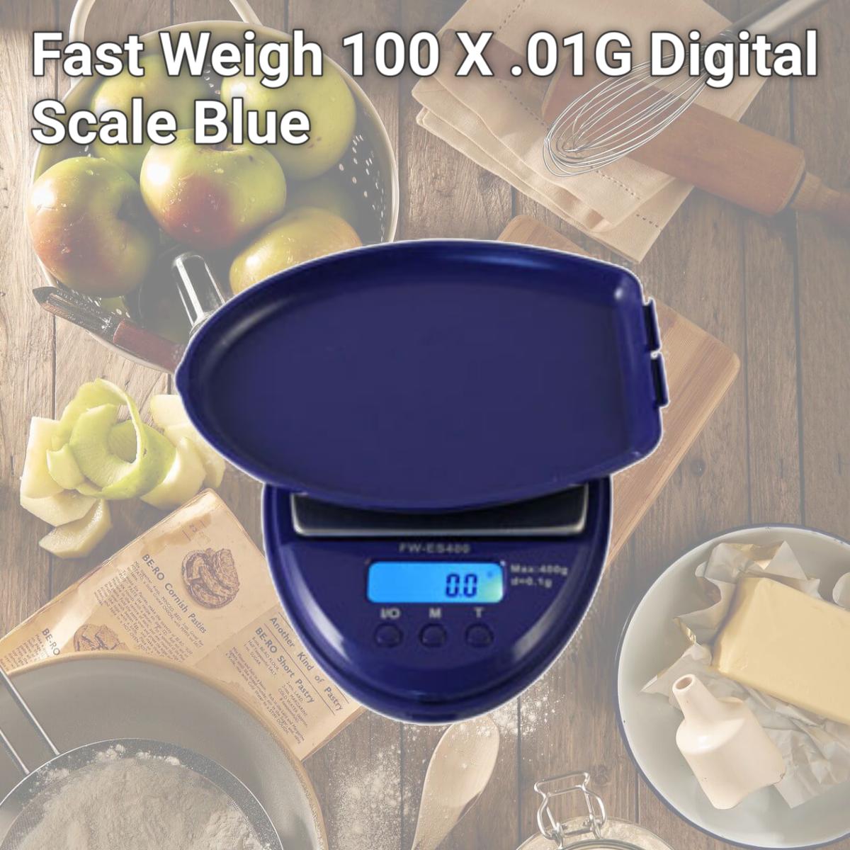 Picture of Fast Weigh 100 X .01G Digital Scale Blue