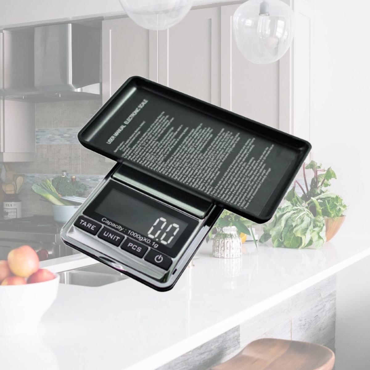 Picture of American Weigh Scales CHROME-1KG 1000 x 0.1G Digital Pocket Scale - Chrome