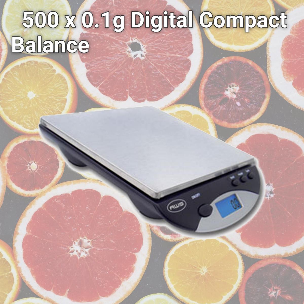 Picture of AWS AMW-500I-BLK 500 x 0.1g Digital Compact Balance