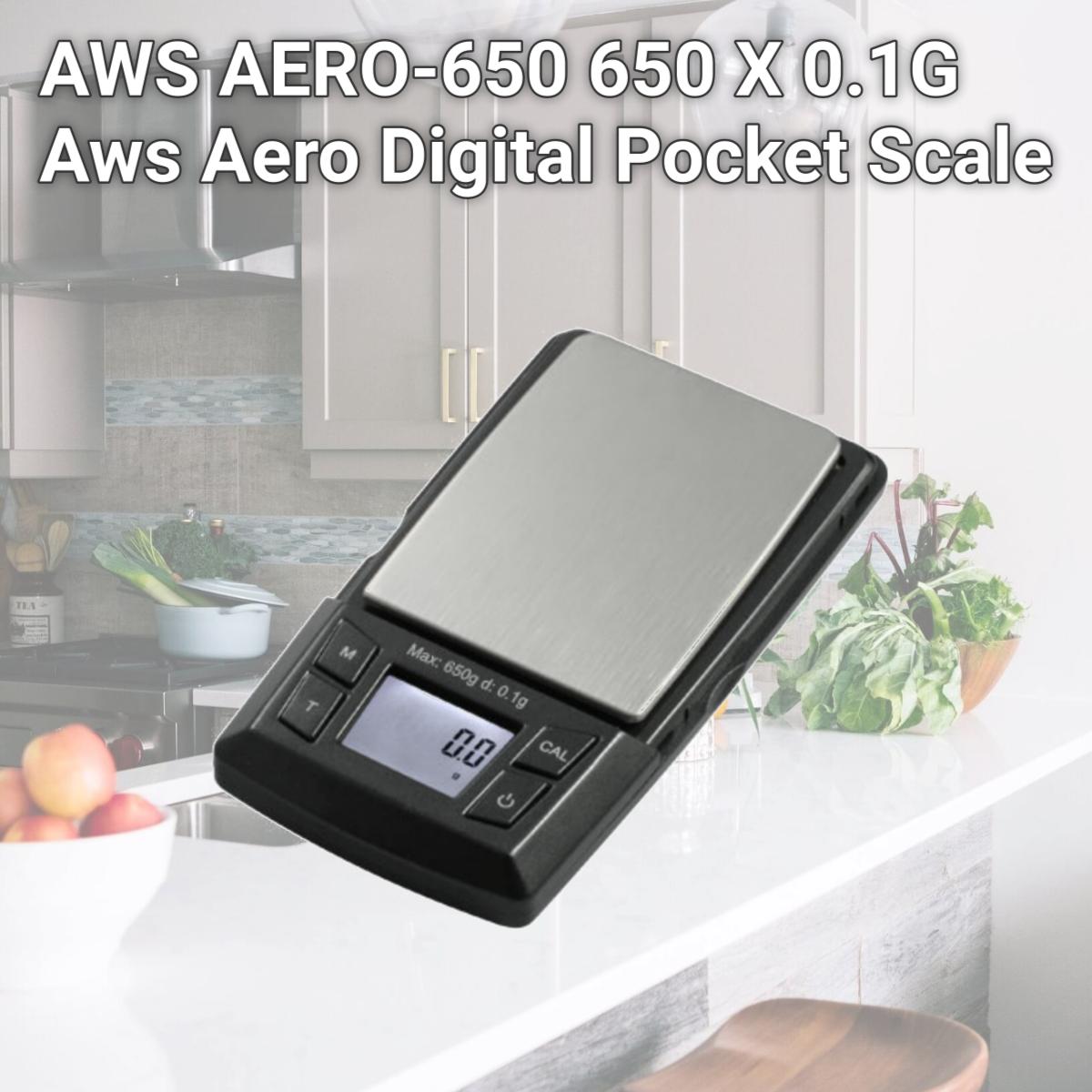 Picture of AWS AERO-650 650 X 0.1G Aws Aero Digital Pocket Scale