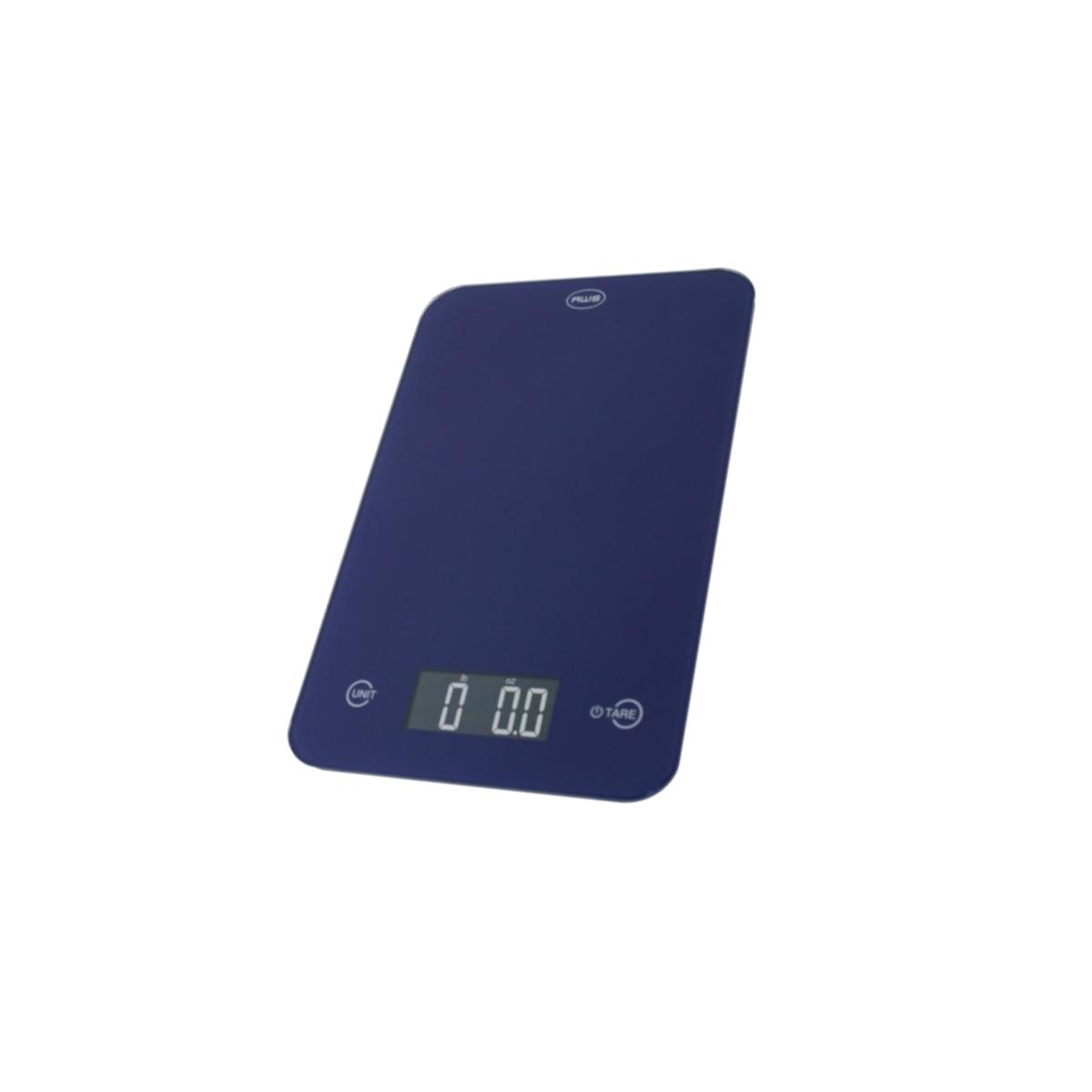 Picture of AWS ONYX-5K-BL 5Kg X 1G Amw Glass Kitchen Scale - Blue