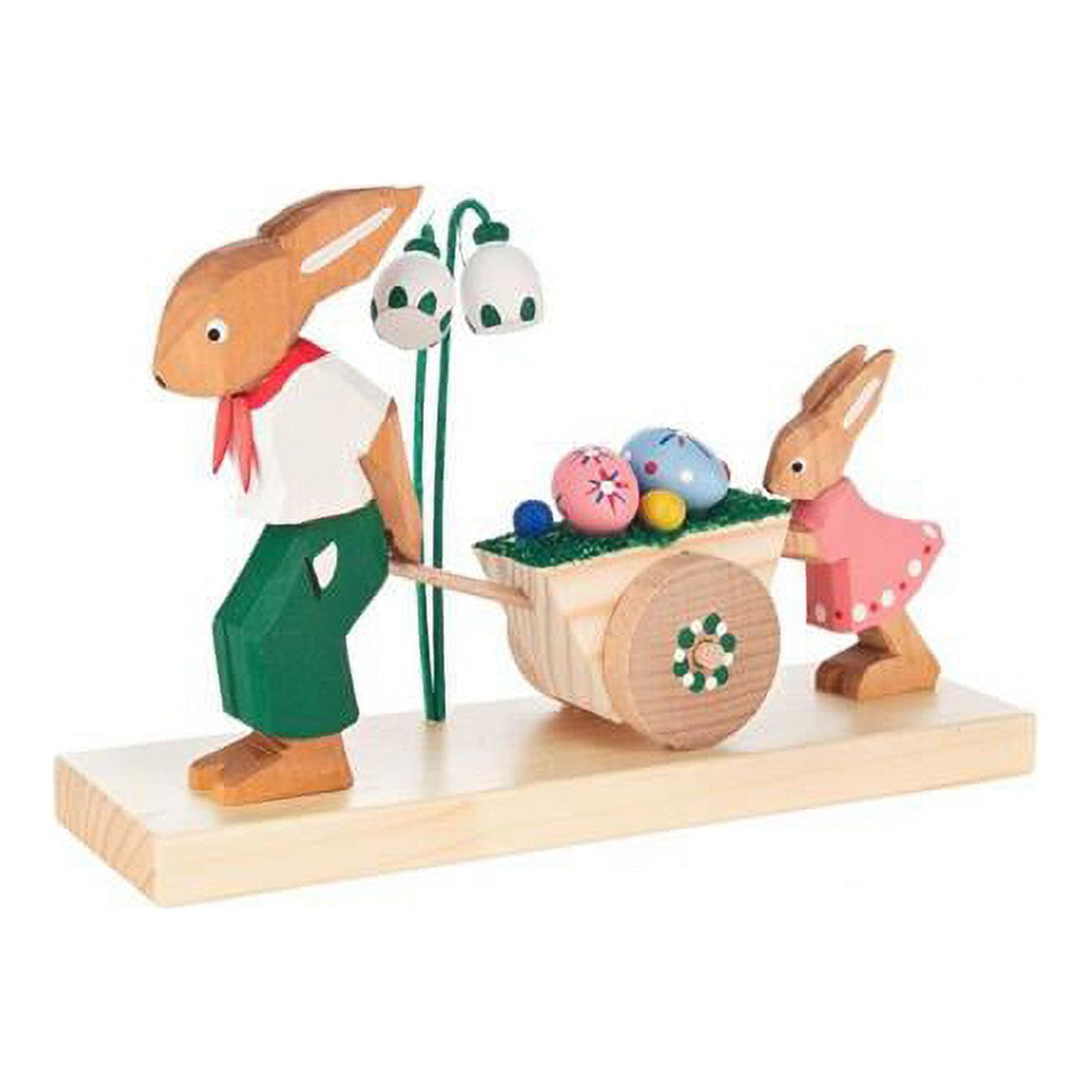 225-060 Dregeno Easter Ornament - Rabbit Father And Daughter