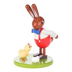 224-338 Dregeno Easter Ornament - Rabbit With Chick