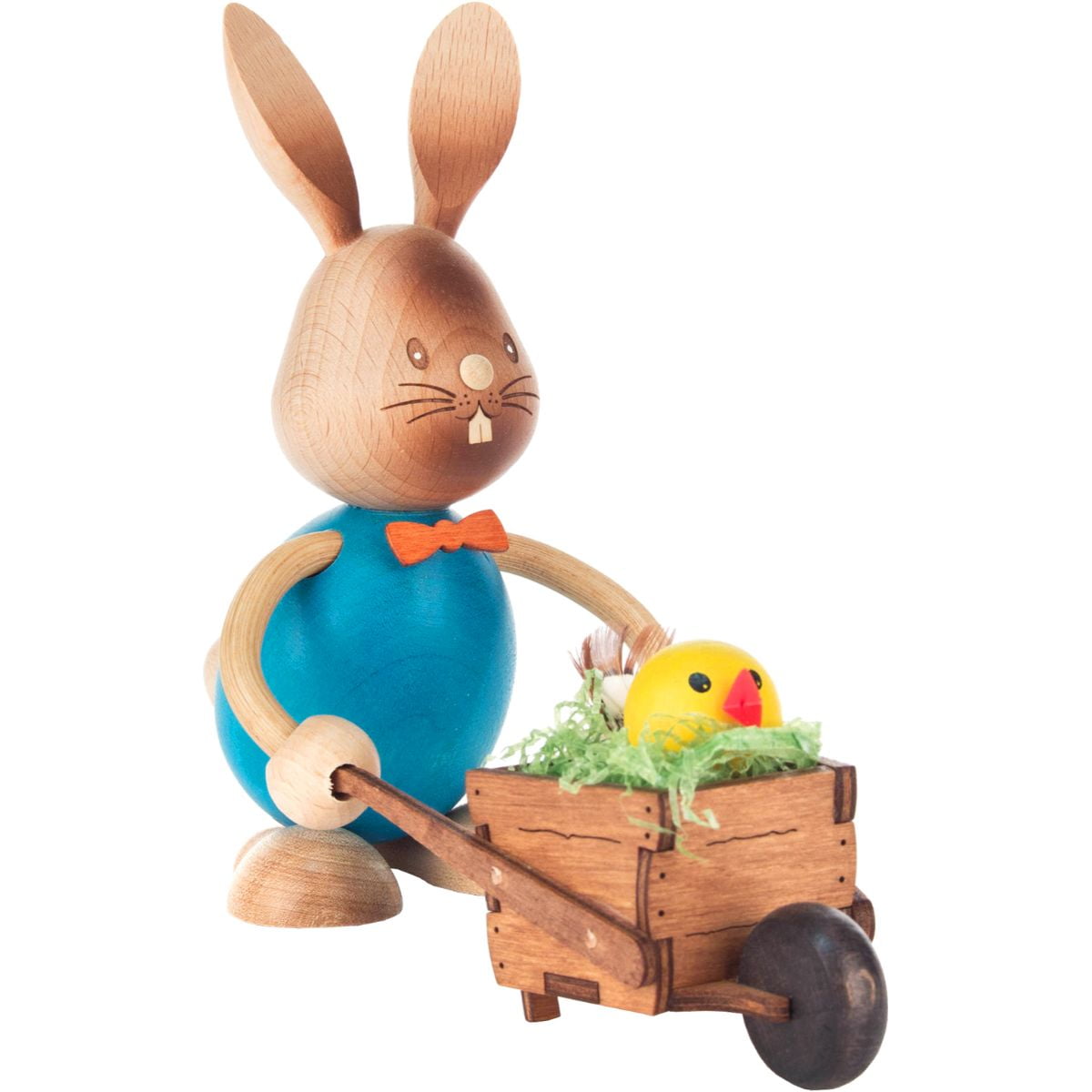 224-648-8 Dregeno Easter Figure - Rabbit With Wheelbarrow