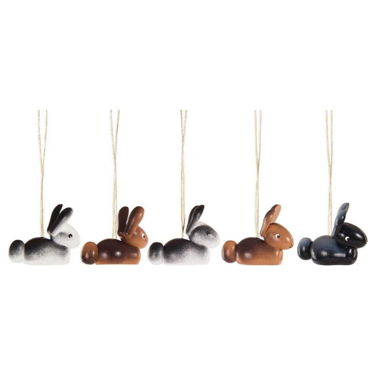 198-106 Dregeno Ornaments - Assorted Bunnies - Set Of 6