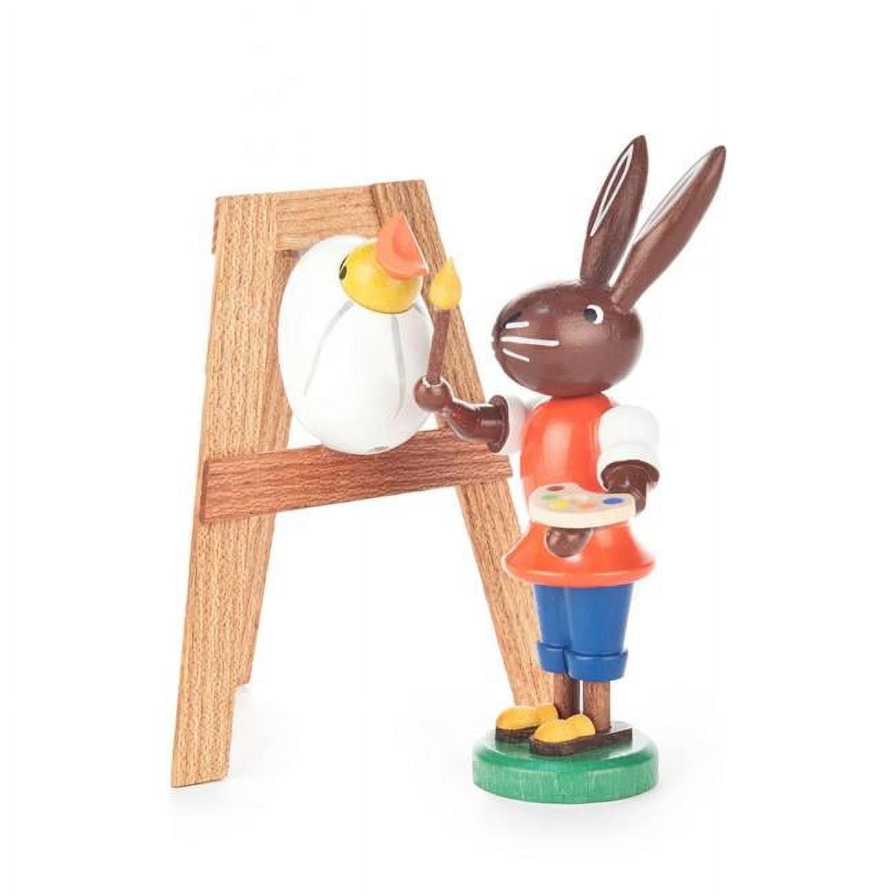 224-093 Dregeno Easter Figure - Rabbit Artist With Egg