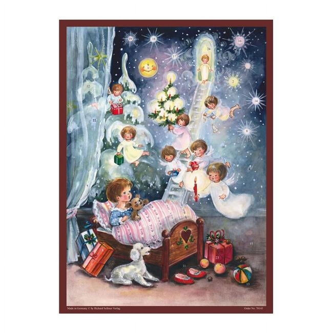 ADV70143 Angels Visiting Childs Room Christmas Advent