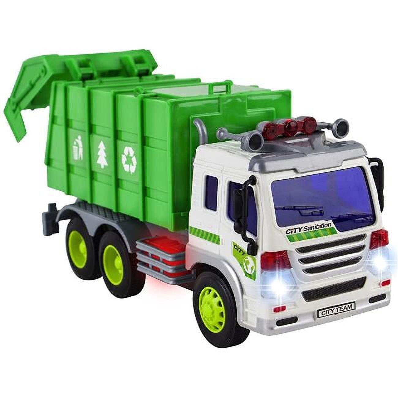 Ps307s Friction Powered Garbage Truck Toy