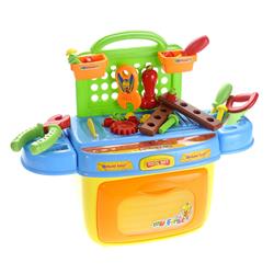 Ps90 Kids Tool Box Pretend Playset With Sound & Lights Compact Portable