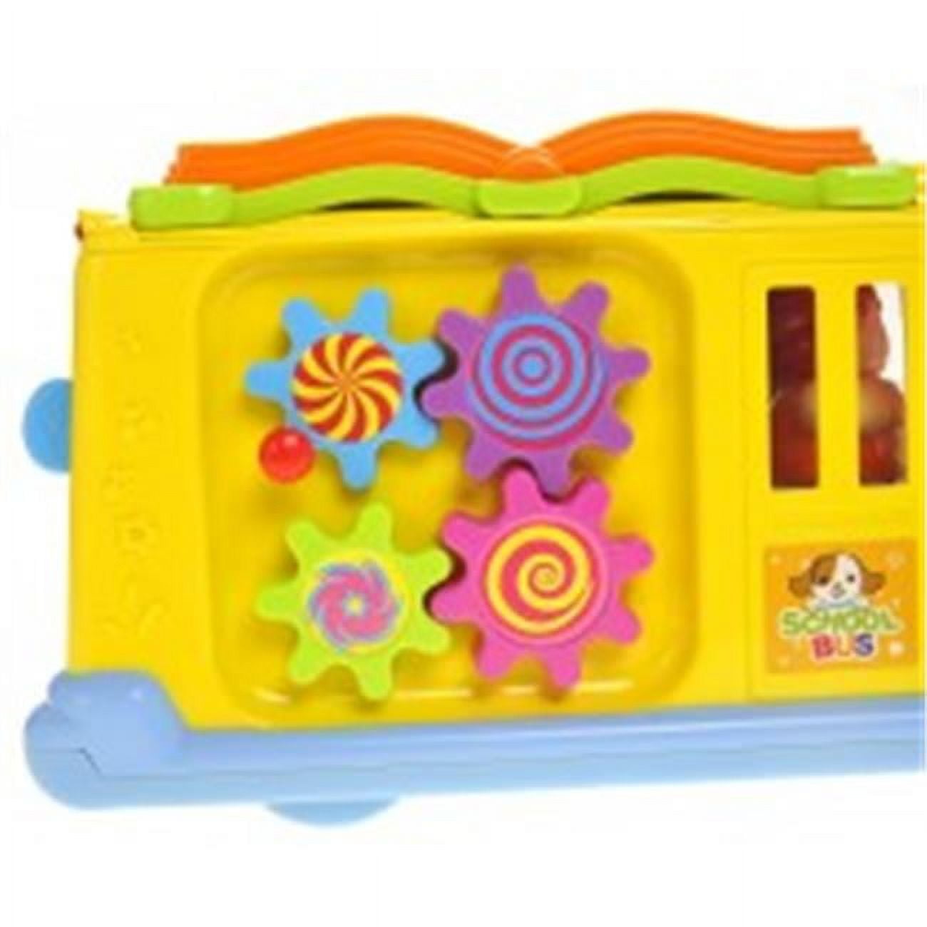 Ps796 Interactive School Bus Toy With Flashing Lights & Sounds