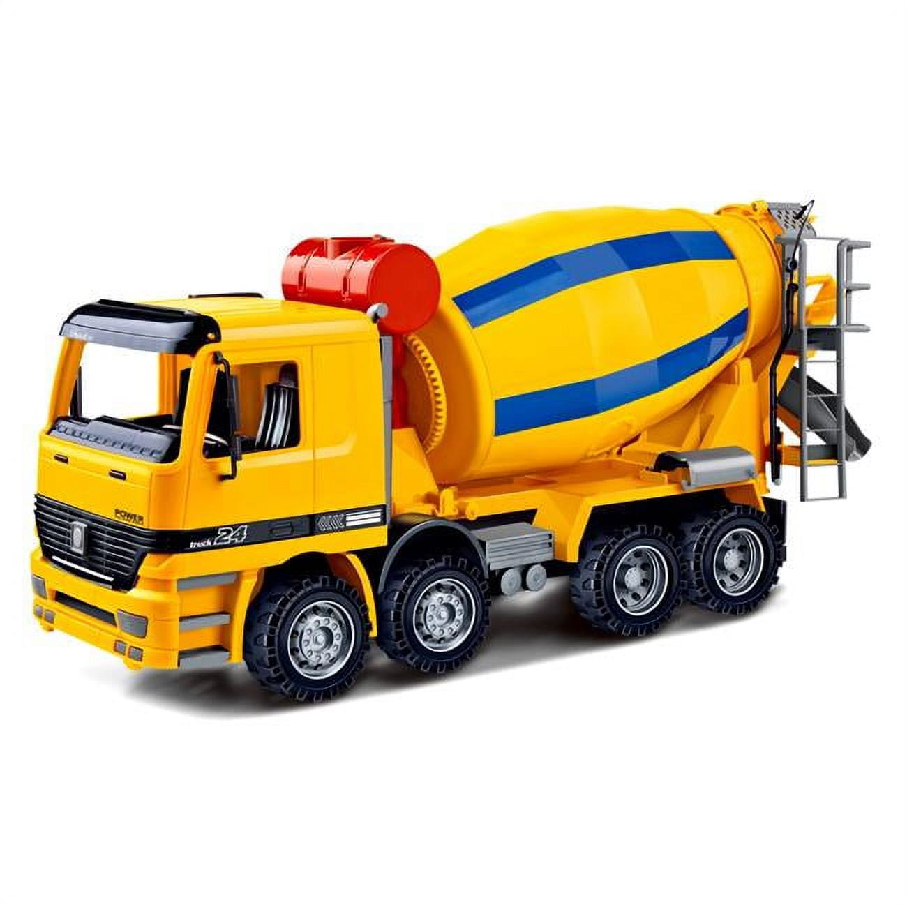Ct981 14 In. Cement Mixer Construction Vehicle Powered By Friction For Kids