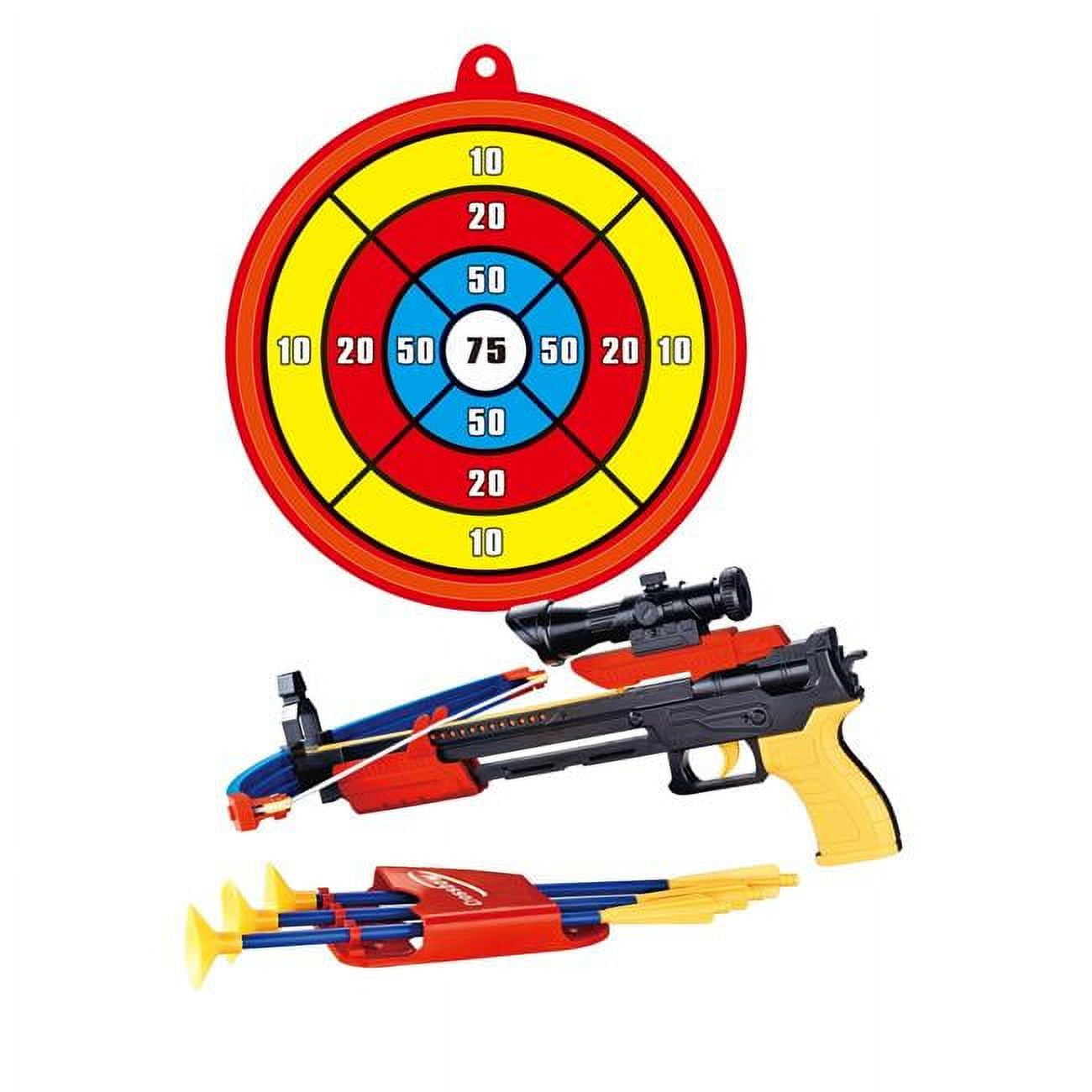 Ps0968 Archery Crossbow Bow & Arrow Toy Set With Target, Toy Crossbow For Indoor & Outdoor Garden Fun Game