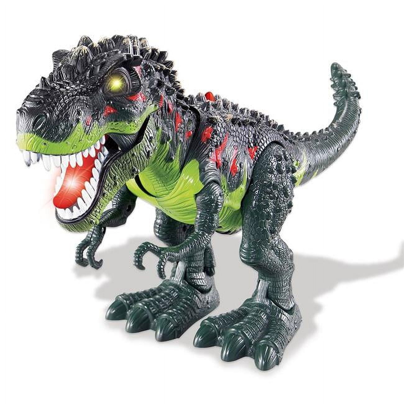 D6623 Green Walking T-rex Dinosaur Toy, Green