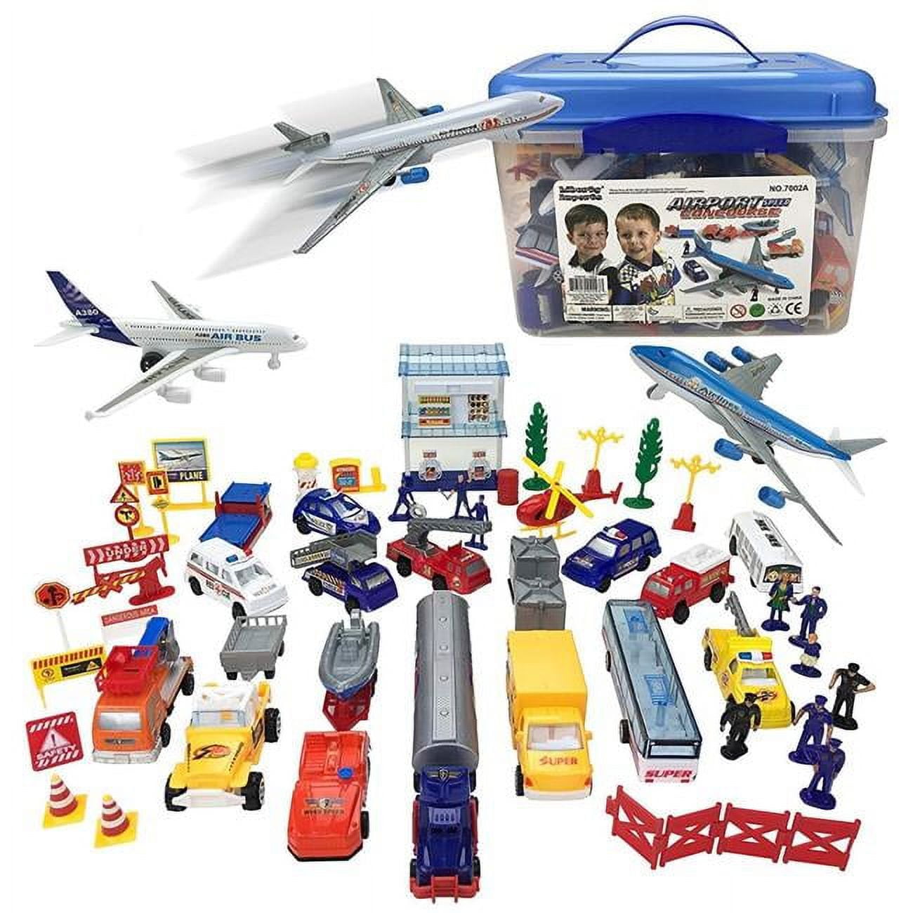 Ps02a Airport Play Set - 57 Piece