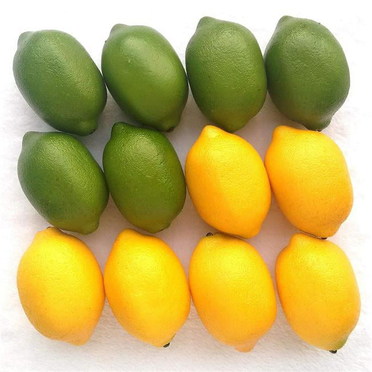 Ps12lemon Lifelike Fake Lemons - Yellow & Green