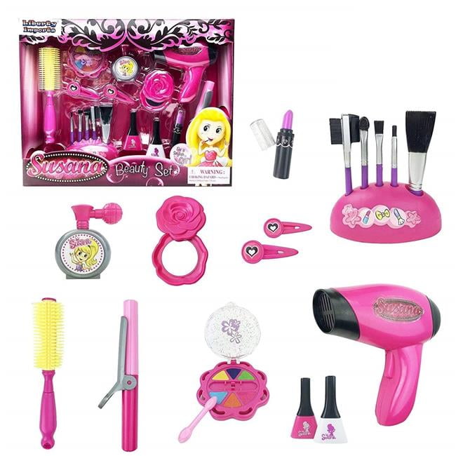 Psbe061 Pink Beauty Fashion Hair Salon Play Set