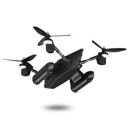 Q353 Black Aeroamphibious 3 In 1 Rc Drone, Land Air & Water Quadcopter, Black