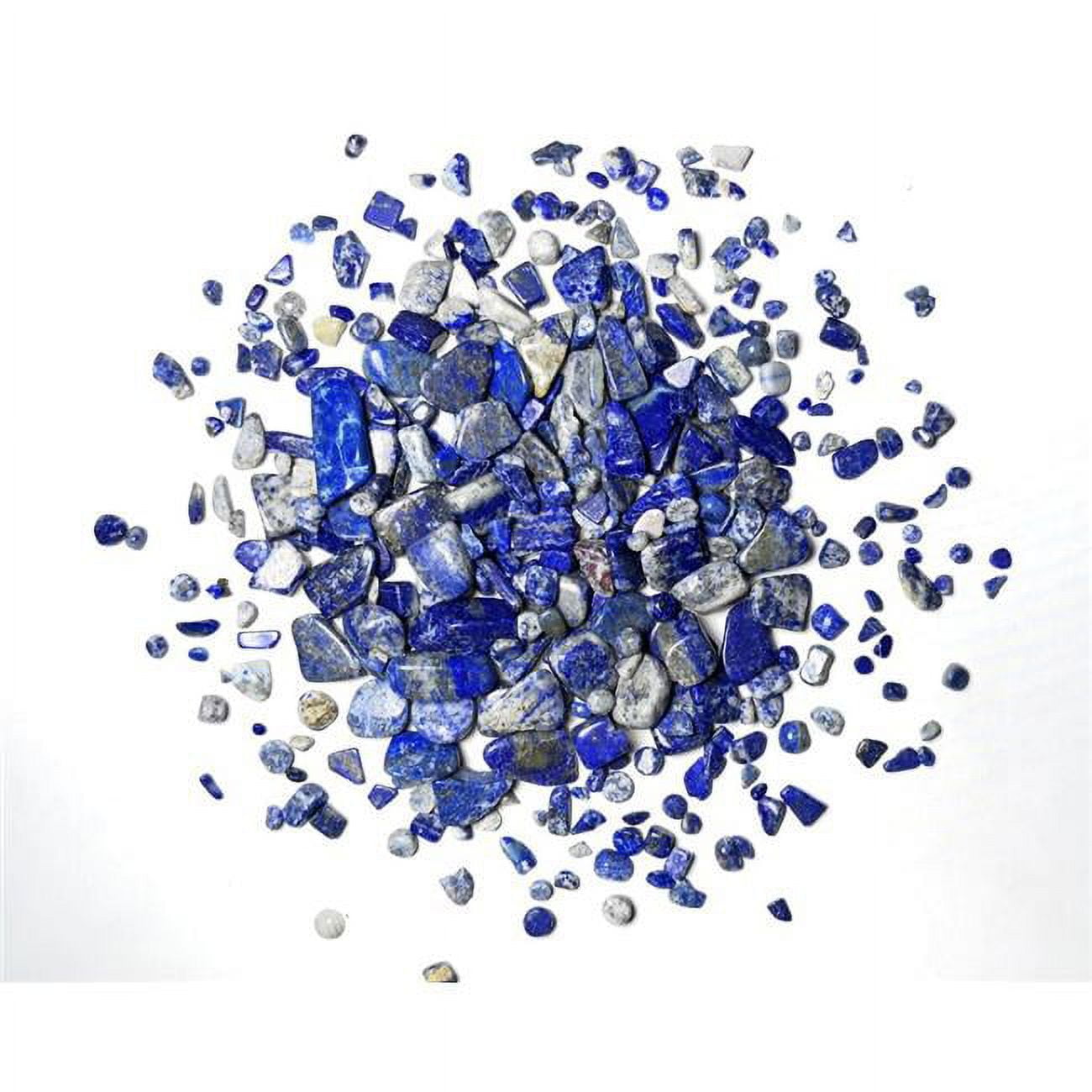 Rk460ll 1 Lbs Lapis Lazuli Tumbled Chips Stone