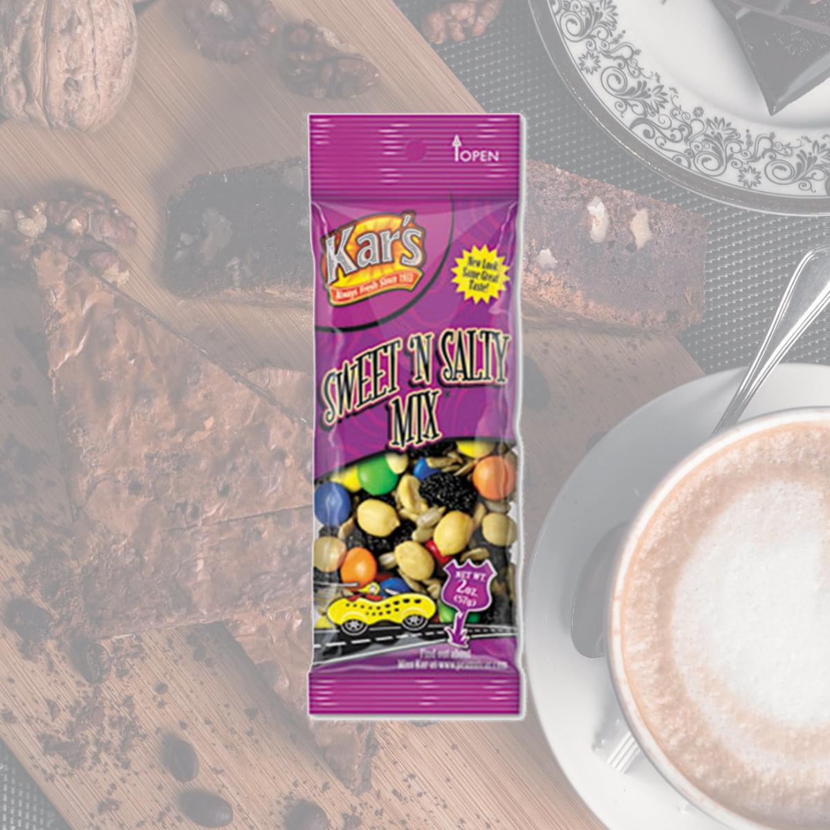 Picture of Advantus SN08387 Nuts Caddy  Sweet `N Salty Mix  2 oz Packets  24 Packets/Caddy