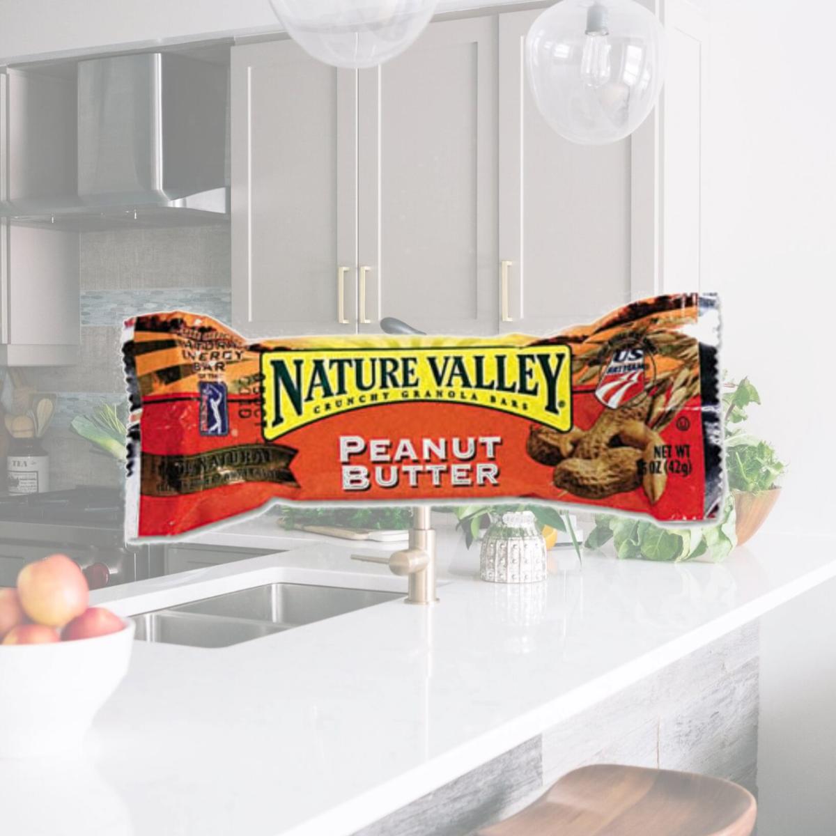 Picture of Advantus SN3355 Nature Valley Granola Bars  Peanut Butter Cereal  1.5oz Bar  18 Bars/Box