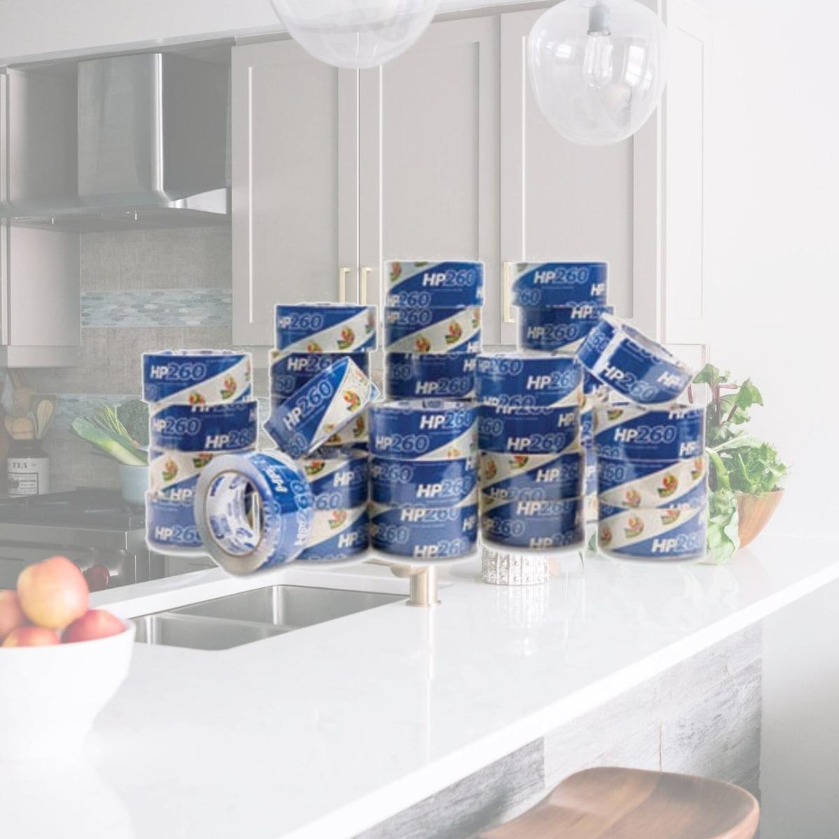 Picture of Henkel 1288647 HP260 Packing Tape  1.88'' x 60 yards  3'' Core  Clear  36/Pack