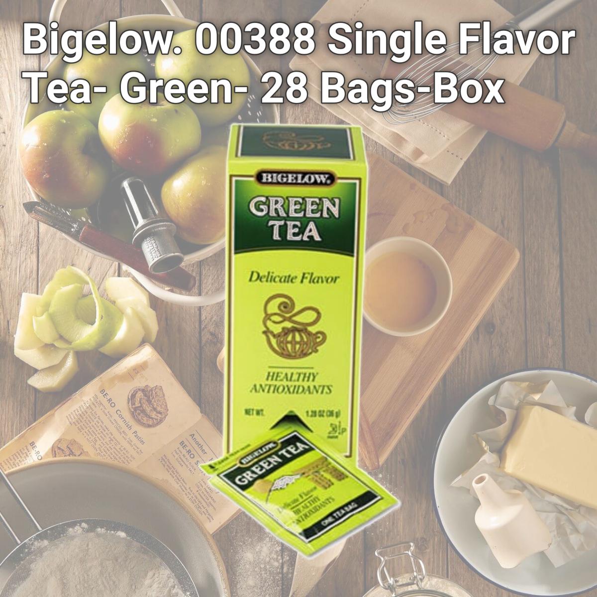 Picture of Bigelow. 00388 Single Flavor Tea- Green- 28 Bags-Box