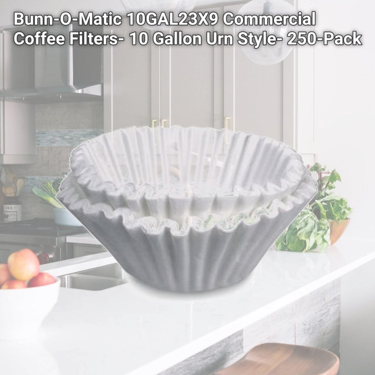 Picture of Bunn-O-Matic 10GAL23X9 Commercial Coffee Filters- 10 Gallon Urn Style- 250-Pack