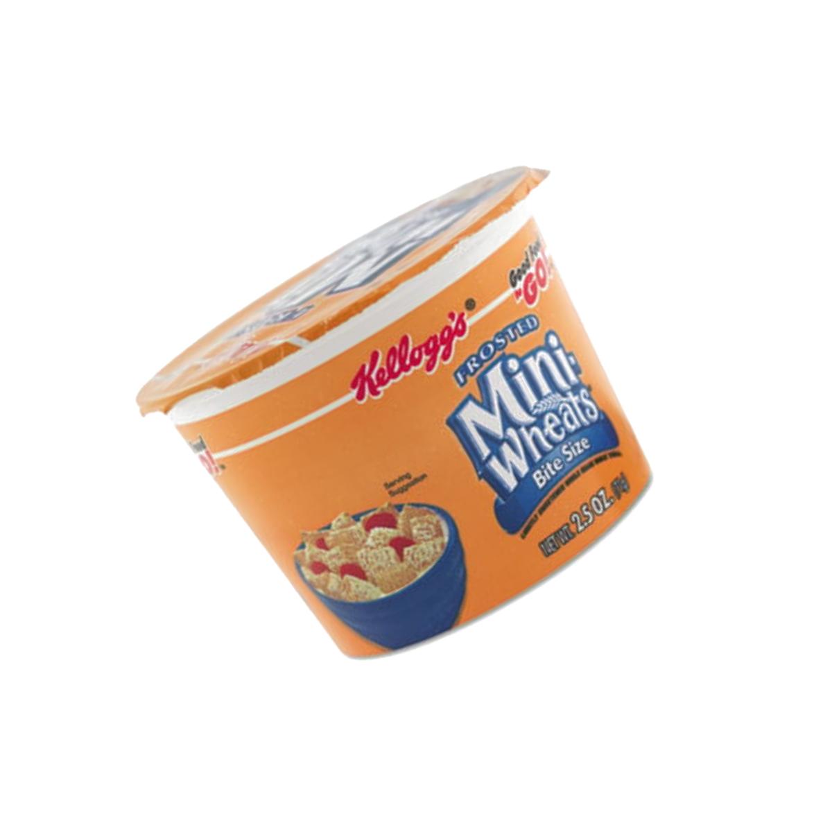 Picture of Keebler 42799 Breakfast Cereal- Frosted Mini Wheats- Single-Serve- 2.5 oz- 6 Cups-Box