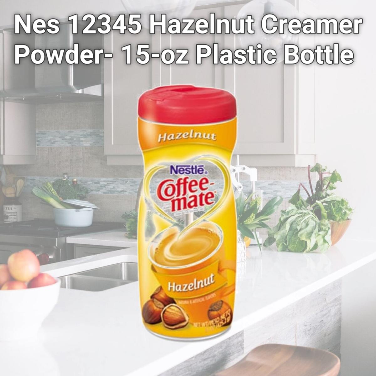 Picture of Nes 12345 Hazelnut Creamer Powder- 15-oz Plastic Bottle