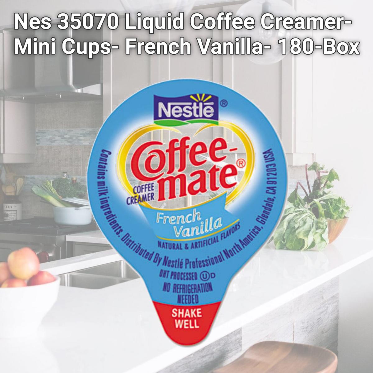 Picture of Nes 35070 Liquid Coffee Creamer- Mini Cups- French Vanilla- 180-Box