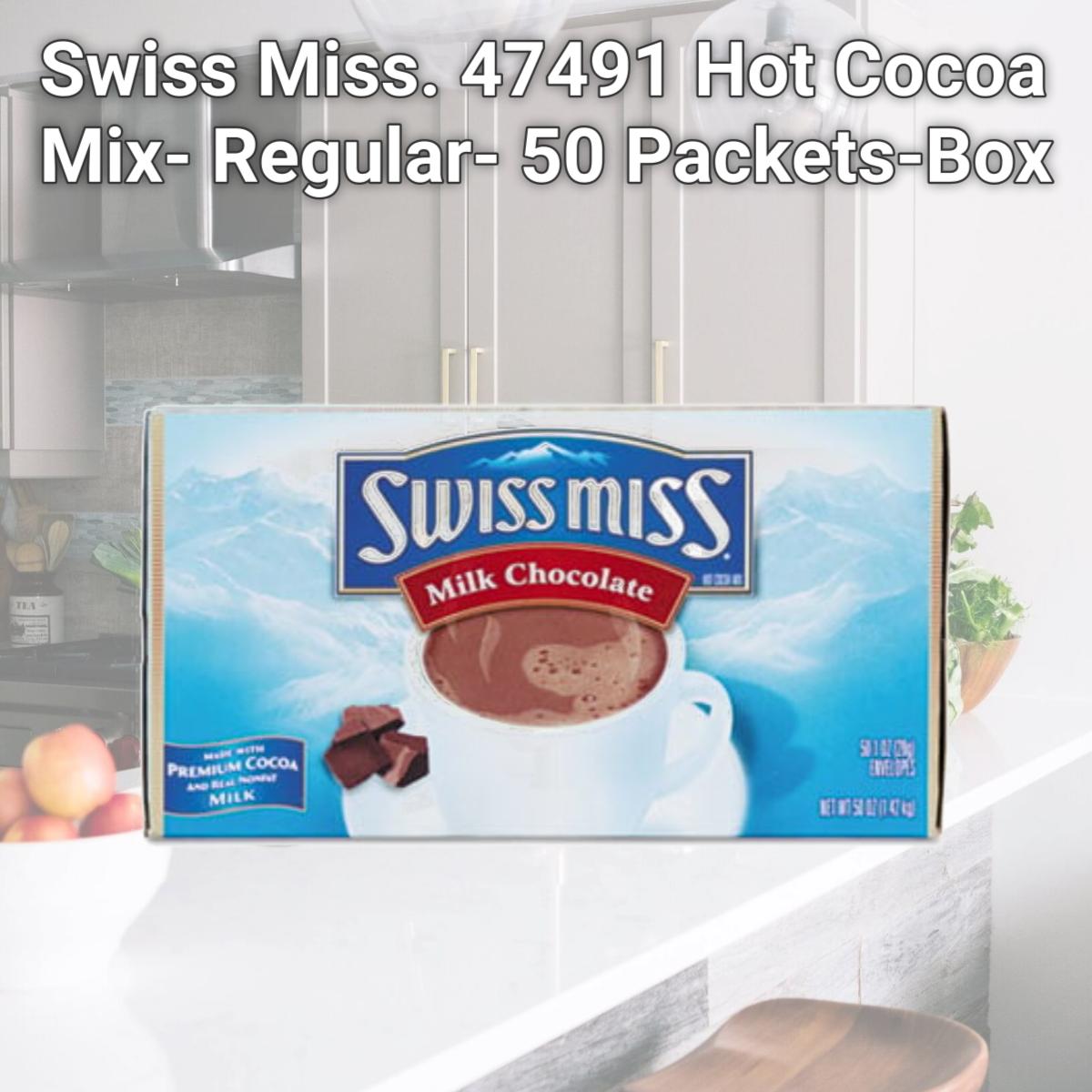 Picture of Swiss Miss. 47491 Hot Cocoa Mix- Regular- 50 Packets-Box