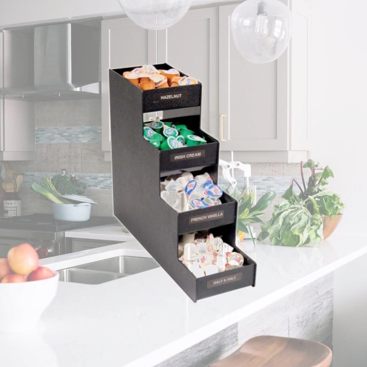 Picture of Advantus Corp. VFC1916RC Narrow Condiment Organizer- 6w x 19d x 15 7/8h- Black