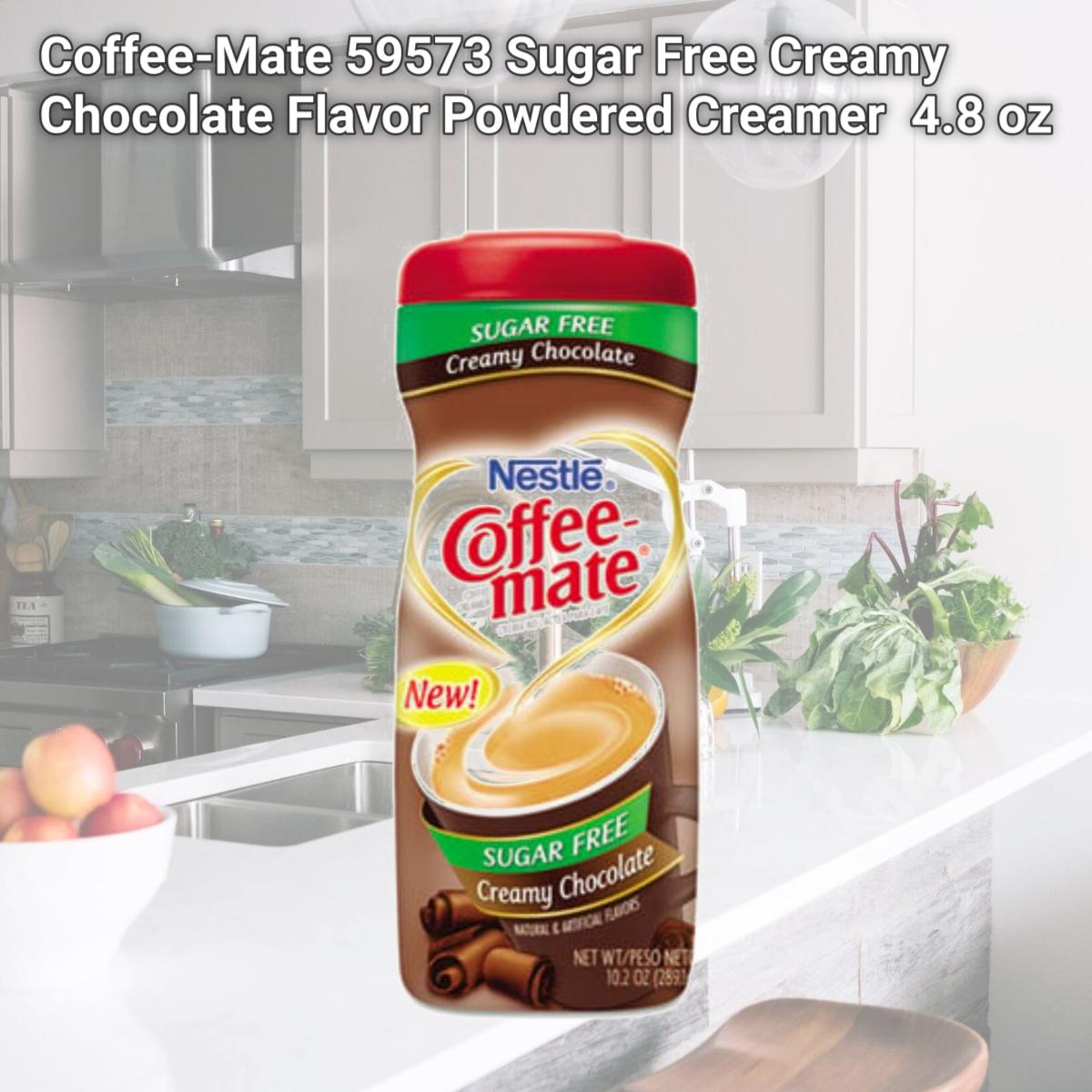 Picture of Coffee-Mate 59573 Sugar Free Creamy Chocolate Flavor Powdered Creamer  4.8 oz