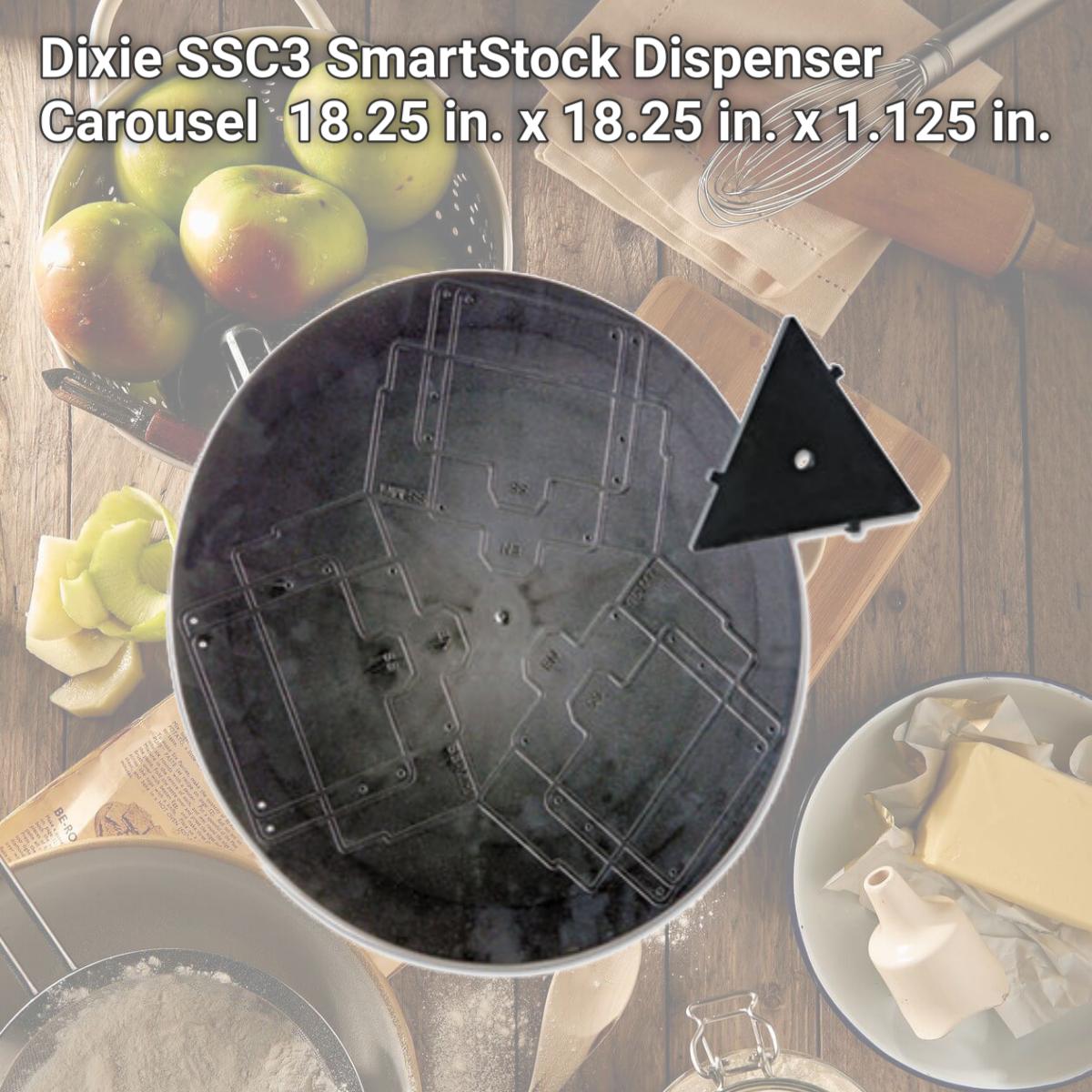 Picture of Dixie SSC3 SmartStock Dispenser Carousel  18.25 in. x 18.25 in. x 1.125 in.