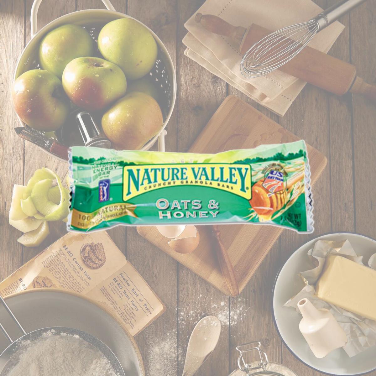Picture of General Mills SN3353 Nature Valley Granola Bars  Oatsn Honey Cereal  1.5oz Bar  18 Bars-Box