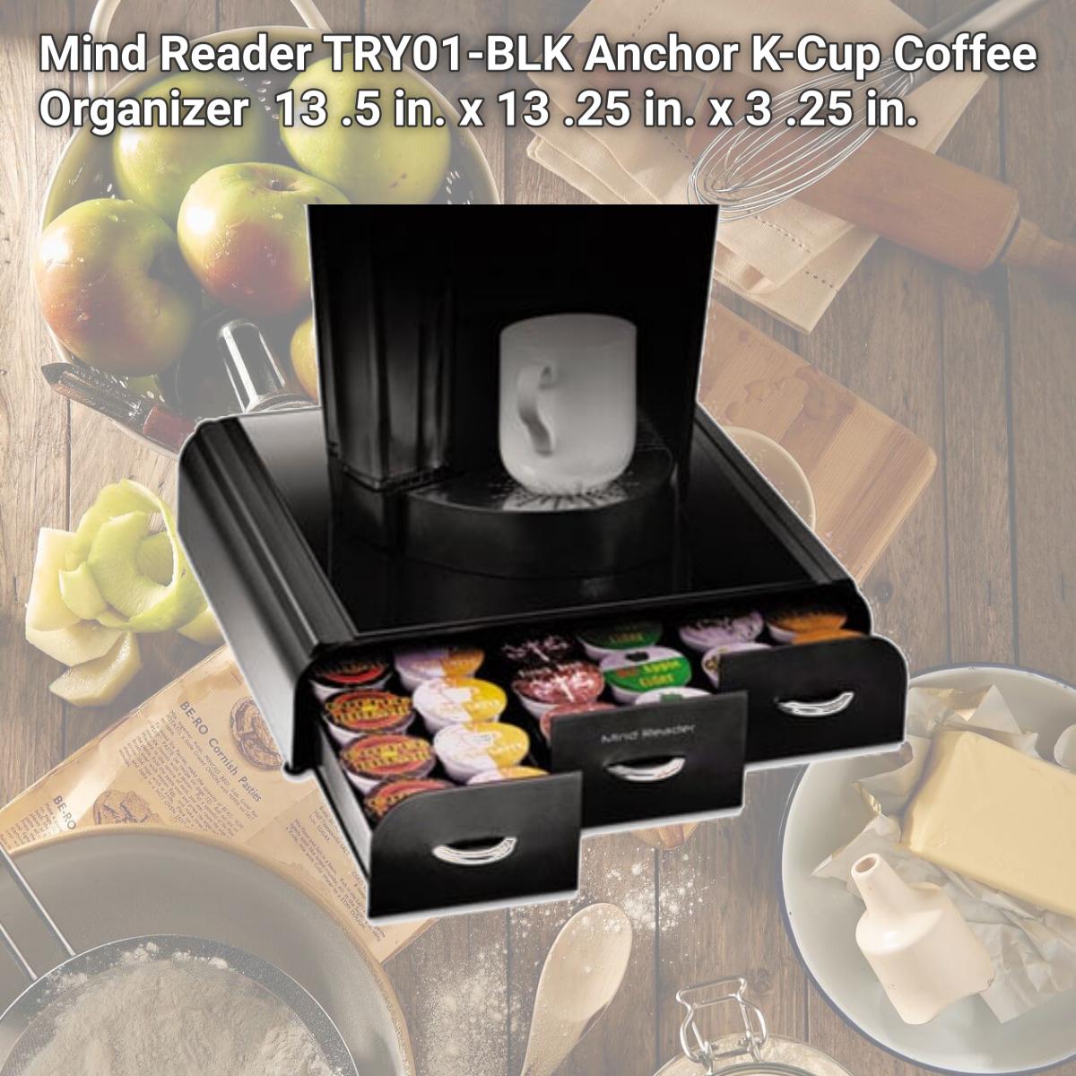Picture of Mind Reader TRY01-BLK Anchor K-Cup Coffee Organizer  13 .5 in. x 13 .25 in. x 3 .25 in.