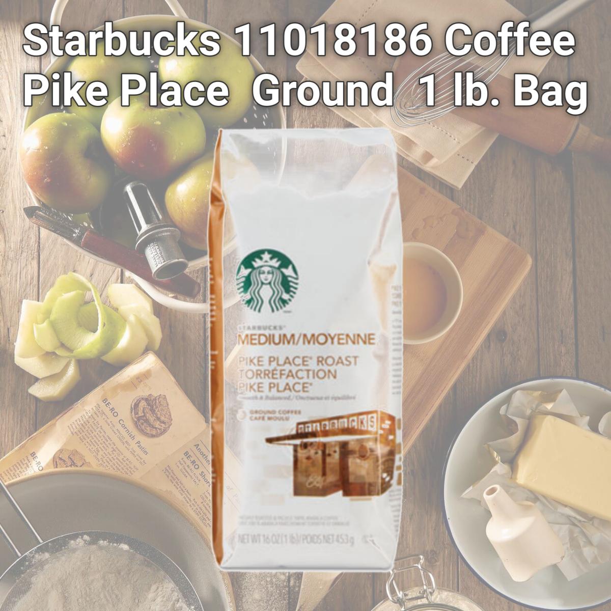 Picture of Starbucks 11018186 Coffee  Pike Place  Ground  1 lb. Bag